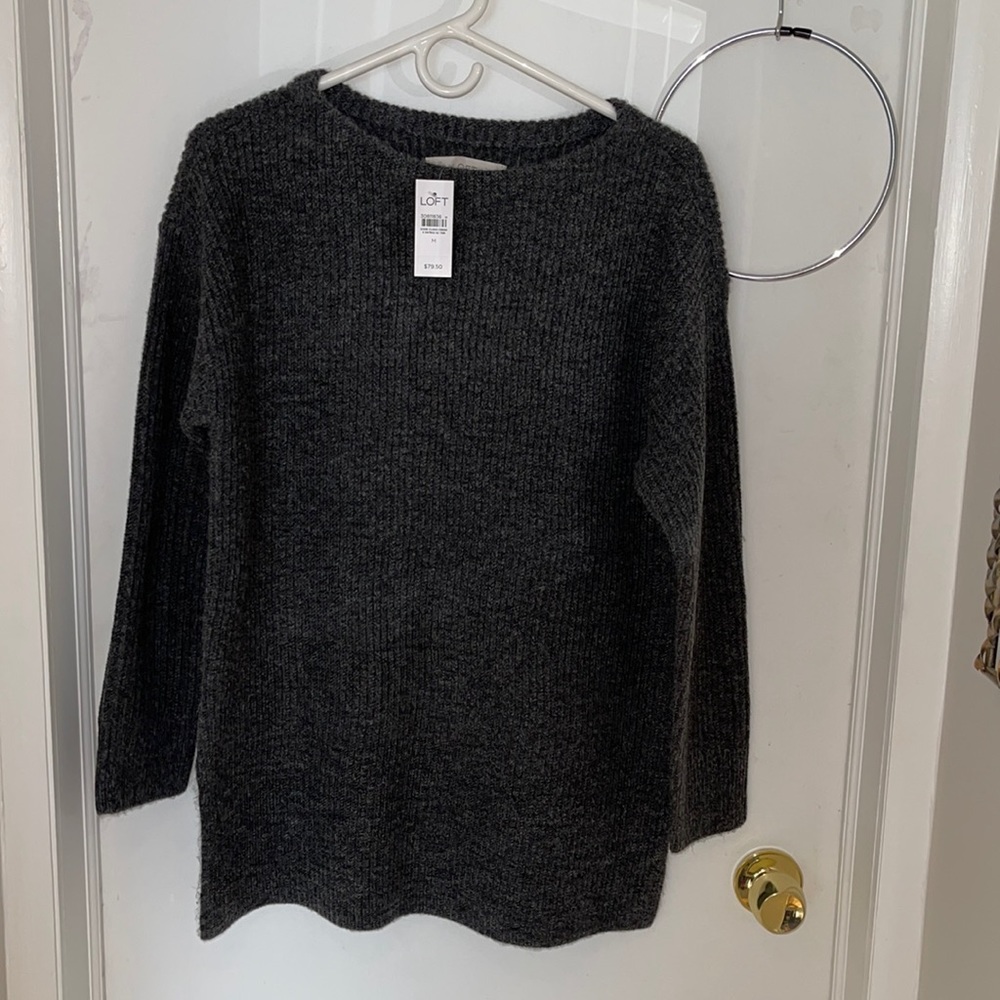 Gray sweater